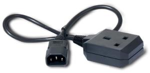 Power Cord Iec 320 C14 To Uk Receptacle