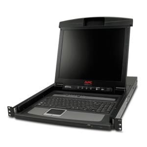 Rack LCD Console 17in with Integrated 8 Port Analog KVM Switch