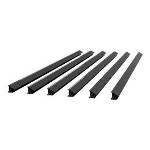 NetShelter Aisle Containment, Lighting Mounting Rail 1000mm, Set of 6, Black