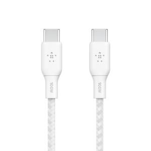 100w USB-c To USB-c Braided Cable 2m White