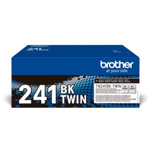 Toner Cartridge - Tn241bk - 2 X 2500 Pages - Black - Twin Pack