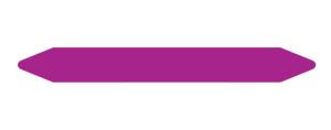 Pre-cut Pipe Marker Rolls Purple/acid Without Pictogram 26 X 250 Mm - Per Roll Of 351 Labels