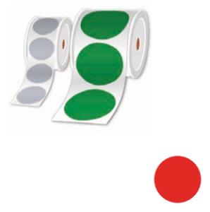 Rolls Of Pre-cut Labels Red 100mm - Per Roll Of 250 Labels