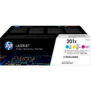 Toner Cartridge - No 201X - CMY - Triple Pack