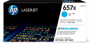 Toner Cartridge - No 657X - High Yield - 23k Pages - Cyan