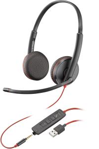 Headset Blackwire 3225 - Stereo - USB-a / 3.5mm - Bulk