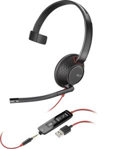 Headset Blackwire 5210 - Monaural  - USB-a / 3.5mm - Bulk