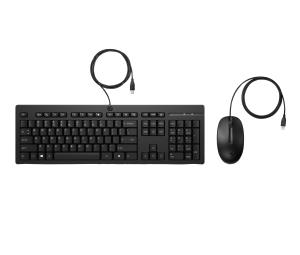 Wired Keyboard and Mouse Combo 225 - Black - Azerty French