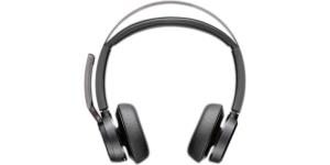 Poly Voyager Focus 2-M USB-C-C Headset USB-C/A Adapter Charging Stand Poly+ 3years