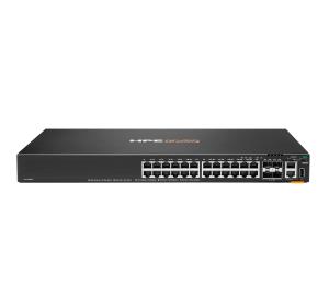 Aruba Networking CX 6200F 24G 4SFP Switch, 24x ports 10/100/1000BASE-T Ports