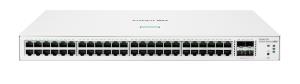 Aruba Instant On 1830 48G 4SFP Switch, 48 RJ-45 10/100/1000 ports, 4 SFP 1GbE ports