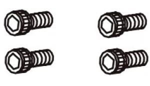 screw M4 X .7 X 6 Cap, 25-pcs