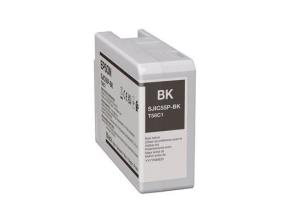 Ink Cartridge - Sjic55(bk) For Colorworks Cw-d6500/d6000 - Black