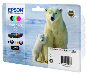 Ink Cartridge - 26 Polar Bear - 19.7ml - Cyan / Magenta / Yellow  / Black