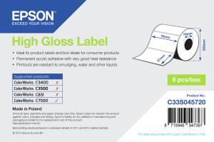 High Gloss Die-cut 76mmx51mm 2310 Lbls