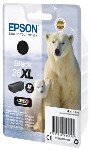 Ink Cartridge - 26xl Polar Bear - 12.2ml - Black Sec
