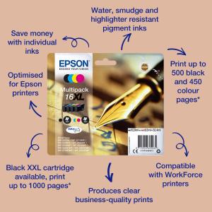 Ink Cartridge - 16 Durabrite - 5.4ml - Black