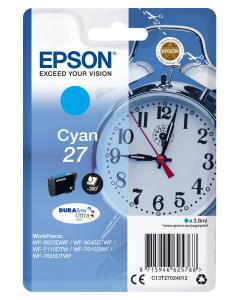 Ink Cartridge - 27 Alarm Clock - 3.6ml - Cyan Sec