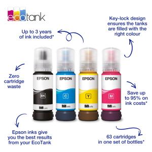 Ink Bottle - 104 Ecotank - 65ml - Magenta