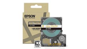 Tape Cartridge - Lk-5tkn - 18mm - Metallic Clear/gold