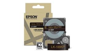 Tape Cartridge - Lk-5bkp - 18mm - Metallic Black/gold