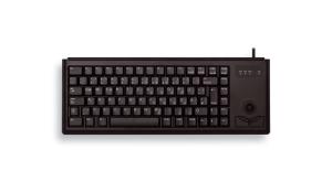 G84-4400 Compact Desktop Ultraflat - Keyboard with Trackball - Corded USB - Black - Qwerty US/Int'l