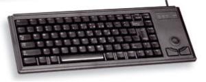 G84-4420 Compact Extrmly-flat - Keyboard with Trackball - Corded US Int'lB - Black - Qwerty US Int'l