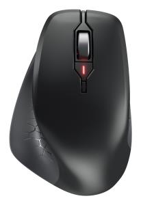 STREAM MOUSE COMFORT - Ergonomic 6 Button with Wheel - Wireless - Black