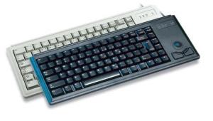 Corded G84-4400 Compact Ultraflat - Keyboard with Trackball - Ps/2 - Grey - Qwerty US/ Cyrillic