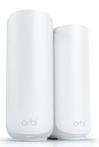 Orbi RBE372 Dual-band Wi-Fi 7 Mesh System - 2 Pack (1x Router + 1x Satellite) White