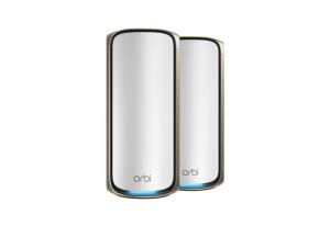 Orbi RBE972S Dual-band Wi-Fi 7 Mesh System - 2 Pack (1x Router + 1x Satellite) White