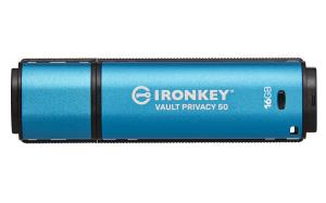 Ironkey Vault Privacy 50 - 16GB USB Stick - USB 3.2 - Aes 256-bit Encrypted