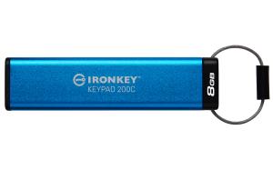 Ironkey Keypad 200c - 8GB USB Stick - USB 3.2 / USB-c - FIPS 140-3 Level 3 (pending) - Aes 256-bit Encrypted