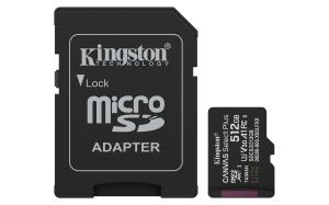 Micro Sdxc Card - Canvas Select Plus - 512GB - Uhs-i U1/u3 Video Class 10/30 A1 With Adapter