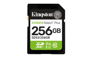 Sdxc Card - Canvas Select Plus - 256GB - Uhs-i U1/u3 Video Class 10/30