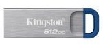 Datatraveler Kyson - 512GB USB Stick - 220mb/s Metal USB 3.2 Gen 1 Core Logo
