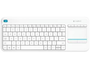 Wireless Touch Keyboard K400 Plus - White - Qwertzu German