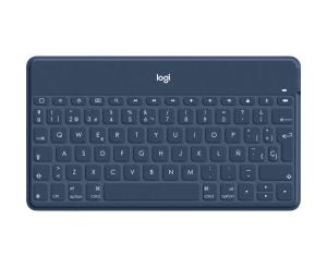 Keys-to-go Bluetooth Keyboard For Apple iPad/iPhone/TV - Classic Blue Qwerty Esp
