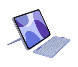 Flip Folio Lilac -  iPad Pro 11-in (M4) iPad Air 11-in (M2 & M3) iPad Air (5th gen) - Qwertz De