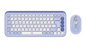 Wireless Combo - Pop Icon - Lilac & Off White Qwertz Swiss