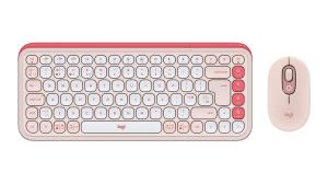 Wireless Combo - Pop Icon - Lilac & Off White Qwerty UK
