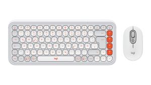 Wireless Combo - Pop Icon - Off White & Orange Qwerty German