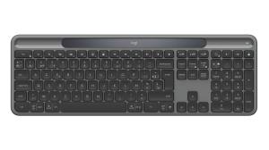 Signature Slim Solar+ K980 Wireless Keyboard - Bluetooth - Self Charging - Graphite - Azerty Belgian