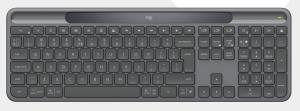 Signature Slim Solar+ K980 For Business Wireless Keyboard - Bluetooth - Self Charging - Graphite - Qwerty It
