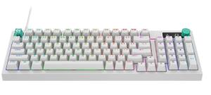 G316 X 98 - USB - Gaming Keyboard - White - Touchscreen - Qwertz - German