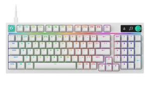 G316 X 98 - USB - Gaming Keyboard - White - Touchscreen - Qwerty - Danish /Norwegian/Swedish/Finnish