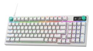 G316 X 98 - USB - Gaming Keyboard - White - Touchscreen - Qwerty - Int