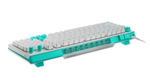 G512 X 98 - USB - TMR Analog / Mechanical Gaming Keyboard - White - Tactile - Qwertz German