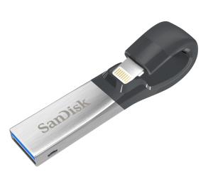 SanDisk Ixpand - 32GB USB Stick - USB 3.0 / Lightning - Black / Silver