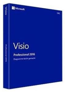 Visio Pro 2016 - 1 Pc - Medialess Pack - French